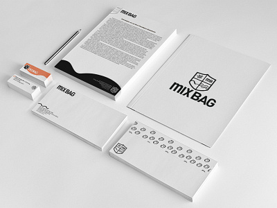 Mix Bag Branding branding business card coat of arms design envelope fashion folder graphic letterhead