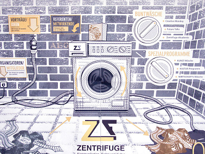 Washing Machine Infographic illustration infographic washer
