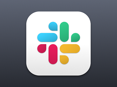 Slack Icon for MacOS big sur concept design icon logo macos sketch slack ui