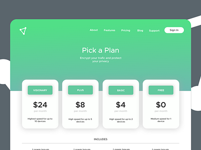 ProtonVPN - Daily UI 1 concept dailyui design interface minimal redesign ui