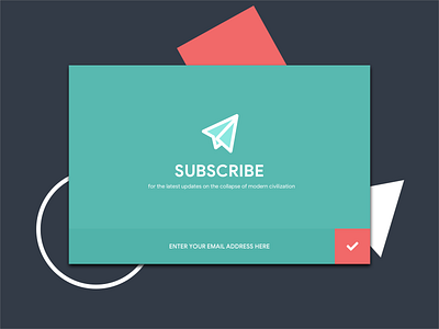 Subscribe | ui 9 concept dailyui design interface logo minimal sketch ui ux