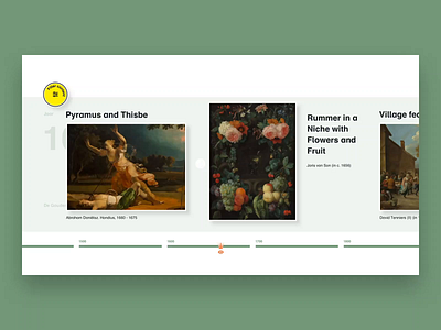 Dribbble Boijmans animation boijmans flow interface museum timeline ui ui ux design