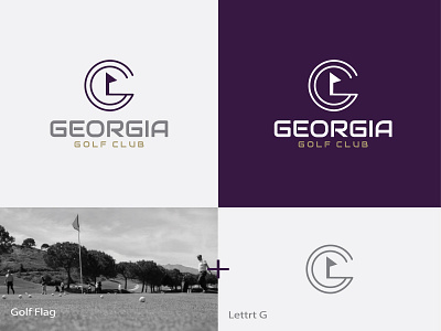 GOLF CLUB flag g letter g logo golf golf club golf logo logo logos