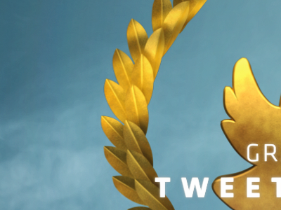 'Tweets de Ouro' logo - detail golden tweets logo motion design opening titles tweets de ouro