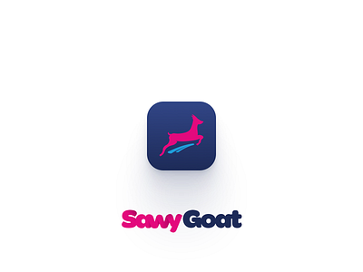 savvygoat - Logo v3 app branding design icon illustration logo vector