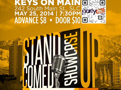 Always Funny Showcase Poster May 2014 comedy salt lake showcase standup utah