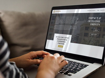 Coppertree Partners Website financial newyork webdesign website website design