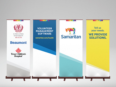Samaritan Tradeshow Banners banners conventions large format rollup banners tradeshow