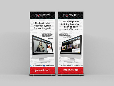 GoReact Tradeshow Banners trad