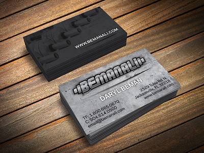 Bemanali Logo and Business Card