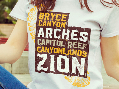 Utah Big 5 Shirts apparel arches bryce canyon canyonlands capitol reef mighty 5 national parks shirt utah zion
