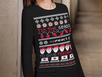 GoReact Ugly Sweater apparel christmas feedback goreact software ugly sweater