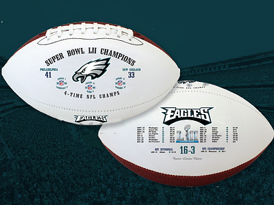 Super Bowl LII Championship - Philadelphia Eagles championships champs eagles football patriots philadelphia super bowl