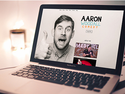 Aaron Woodall Website comedian comedy website