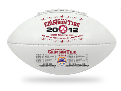 Alabama Crimson Tide BCS Championship Football
