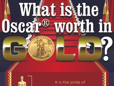 What is the Oscar worth in GOLD? infographic