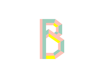 B style typography