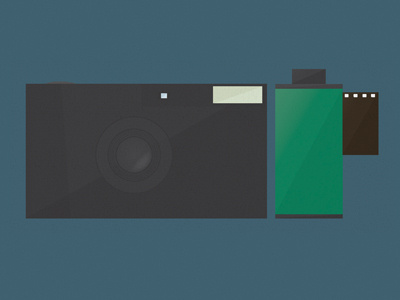 Camera & Film camera film illustration vector