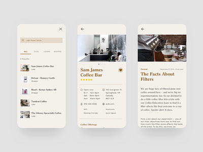 Half Full app branding coffee computer product design ui ux