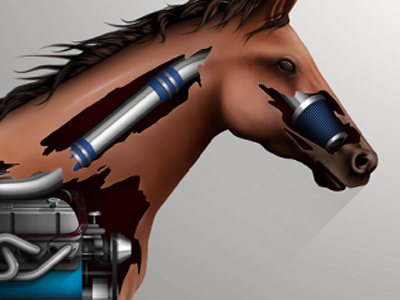 Mustang Tattoo and Decal Design concept decal engine horse mustang tattoo