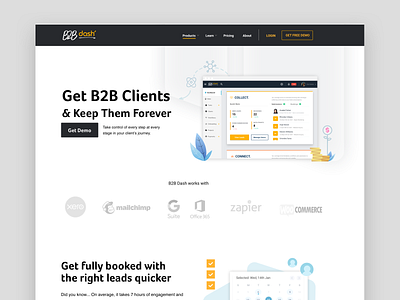 B2B Dash CRM website