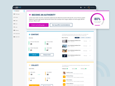 B2B Hub Dashboard business crm product design ui ux