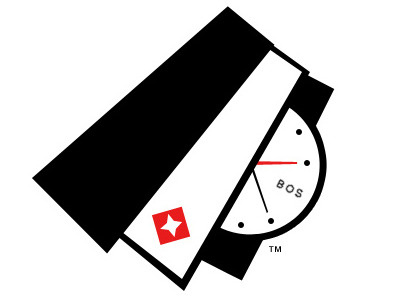 Concierge Logo Taking Form black concierge cuff cufflink logo red sleeve white