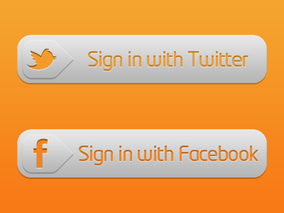 Social Buttons buttons facebook social twitter