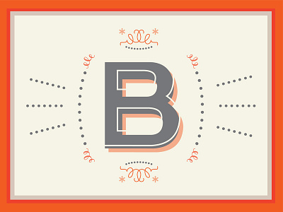 Letter Series {B} illustrator letter typography