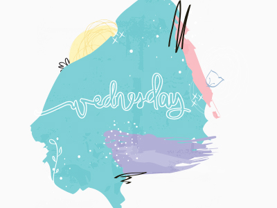 Wednesday Pattern by Camille Puche on Dribbble