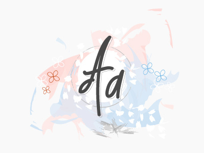 {Aa} art brush illustration letters scribbles shapes strokes vector