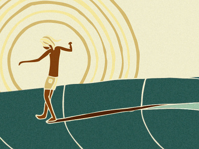 One Footer illustration surf