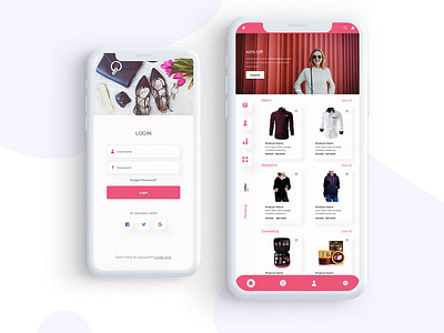 Ecommerce app design