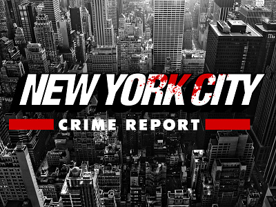 New York City Crime Report Identity branding crime entertainment identity itunes logo new york news podcast