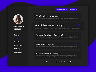 Job Listing Design