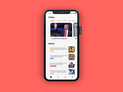 News Design app app design application daily dailychallenge dailyui dailyui094 dailyuichallenge dribbbler dribbblers invision news news app news application shot ui ui ux ui design uidesign uiux