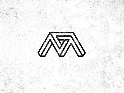 MatterMakes debut identity impossible logo m personal texture