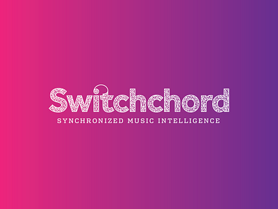 Switchchord Logotype blockchain brand branding chord connection design identity ligature logo logotype machine learning music switch type