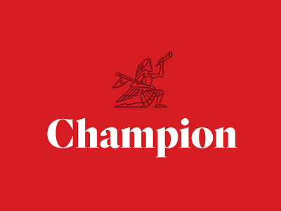 Champion Logo black champion goddess iris messenger quarto