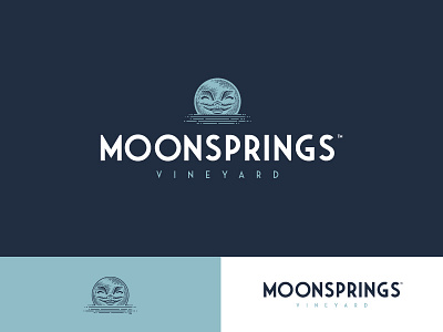 MoonSprings Vineyard Mark california grapes logo moon moonspring springs vineyard wine