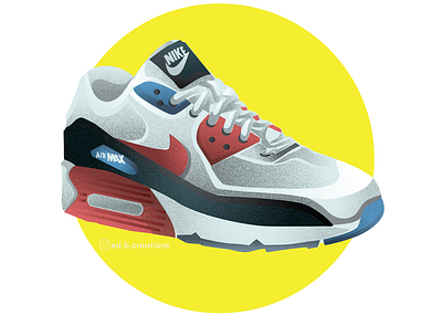 Nike airmax 90 design digital 2d digitalart digitalartist illustraor illustration ui vector art vector artwork vector artworks