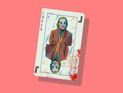 The Joker playing card design digital 2d digitalart illustration logo ui vector vector art vector artwork vector artworks