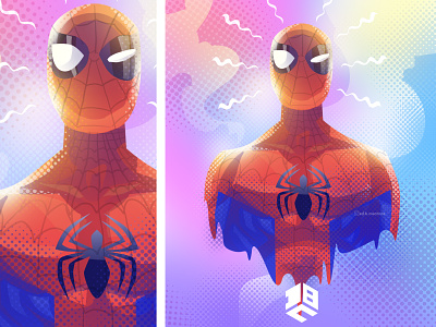 Spiderman design digital 2d digitalart digitalartist illustration logo vector vector art vector artwork vector artworks