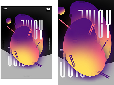 Juicy branding design digital 2d digitalartist graphic design logo motion graphics ui