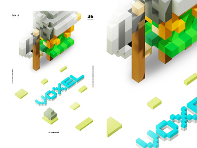 Voxel Viking branding design digital 2d digitalartist illustration logo ui vector vector art vector artwork
