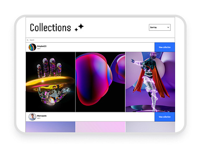 NFT Marketplace UI design