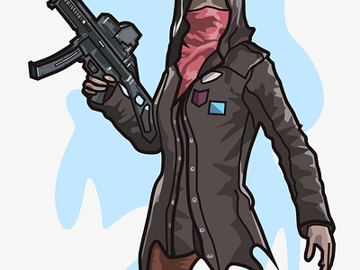 Pubg vector illustration