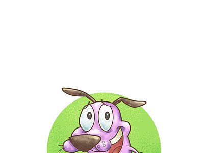 courage the cowardly dog drawing