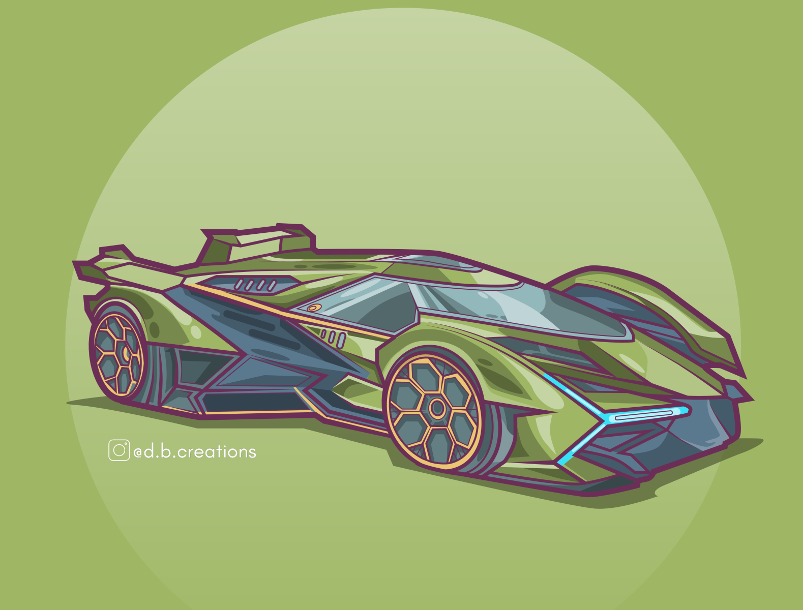 Lamborghini Vision gt by Deepak Bhatt on Dribbble