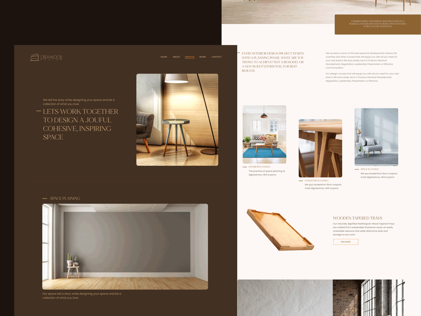 Furniture Design Studio desiginspiration design furniture landing page studio ui uiux design ux web webdesign